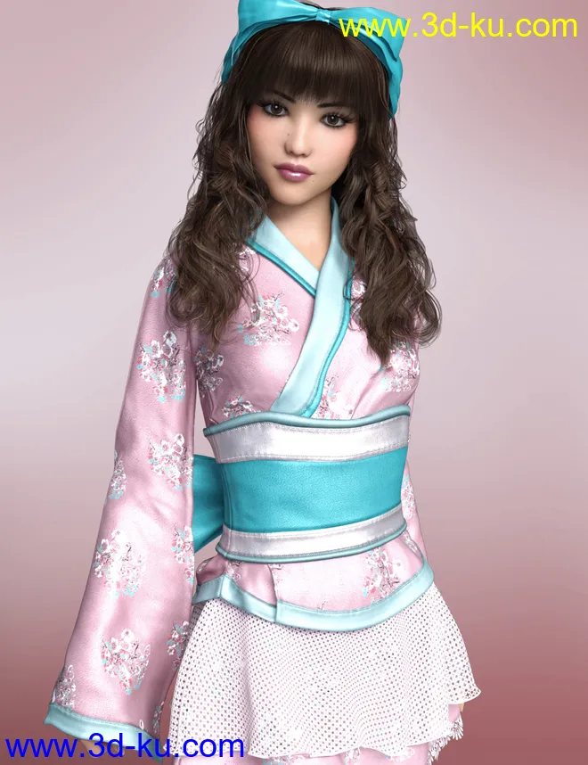 FWHP Ayako for Teen Josie 8,DAZ模型的图片3