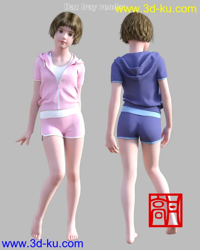 GaoDan Sportswear,DAZ模型G3的图片1