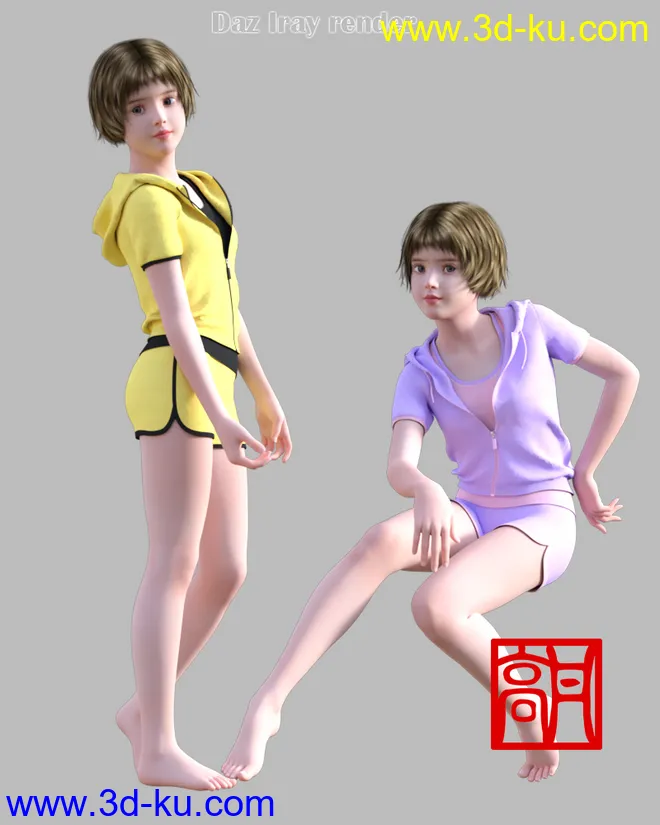 GaoDan Sportswear,DAZ模型G3的图片4