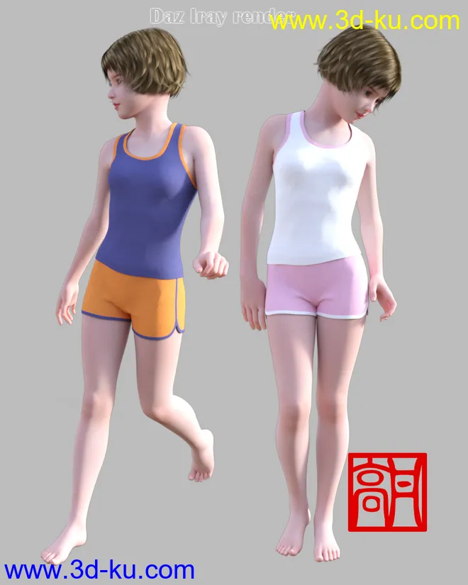 GaoDan Sportswear,DAZ模型G3的图片7