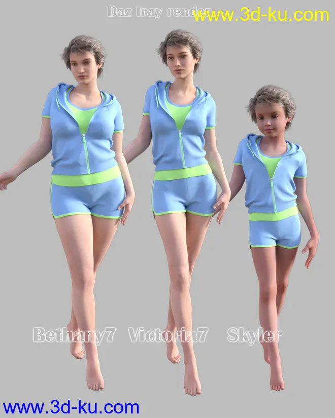 GaoDan Sportswear,DAZ模型G3的图片9