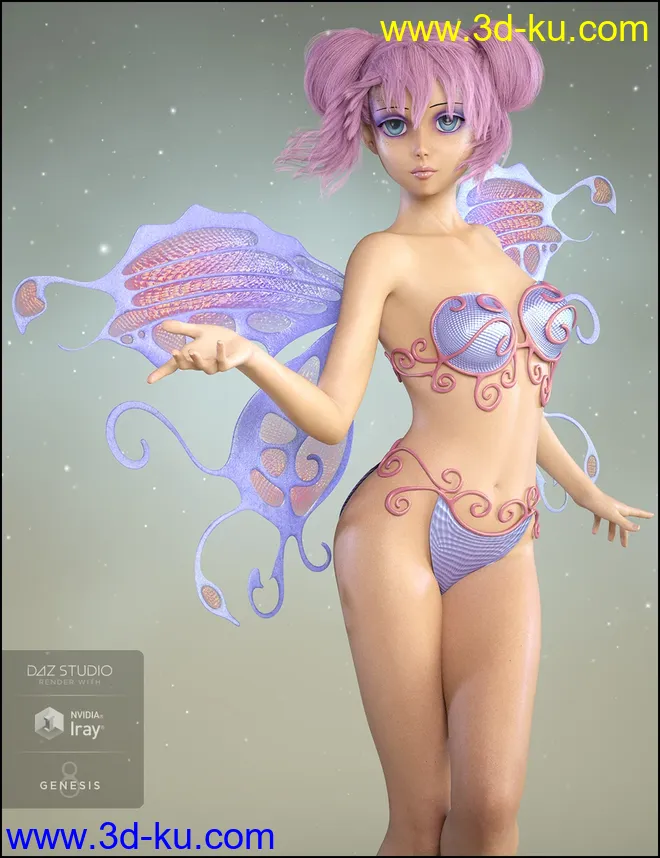 FeiFae for Sakura 8,DAZ模型的图片1