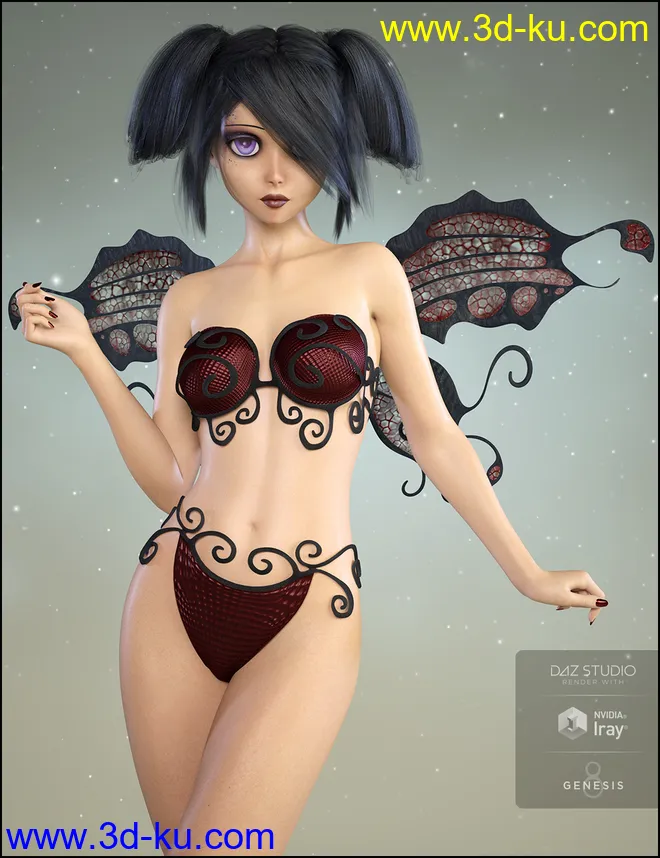 FeiFae for Sakura 8,DAZ模型的图片4