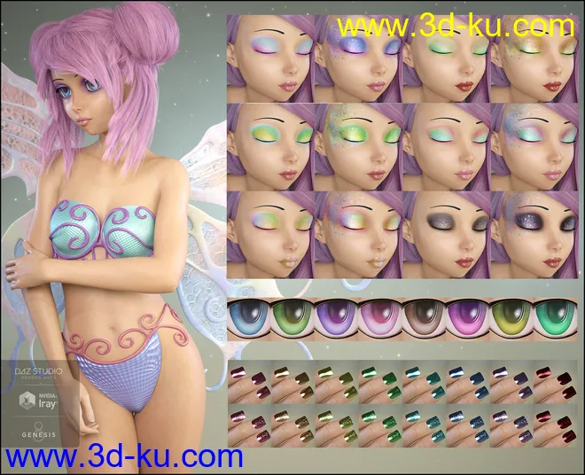 FeiFae for Sakura 8,DAZ模型的图片10