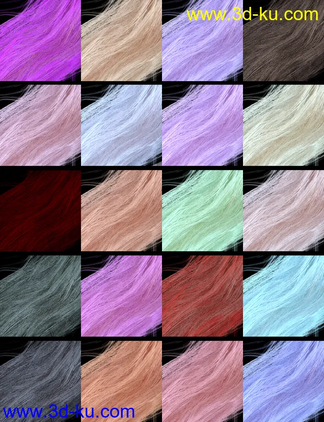 Lurys with Expressions and Hair with dForce,DAZ模型G8.1的图片5
