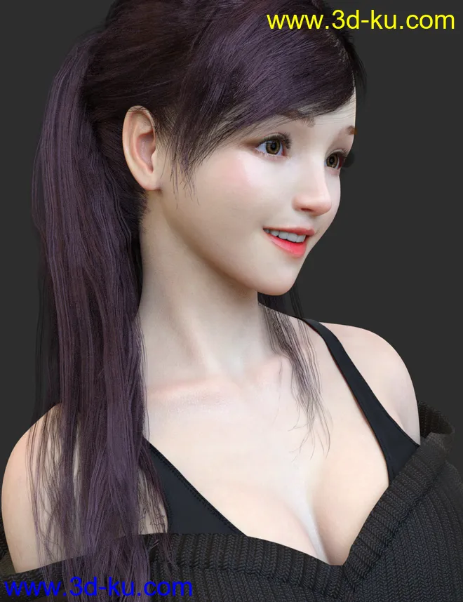 Lurys with Expressions and Hair with dForce,DAZ模型G8.1的图片16