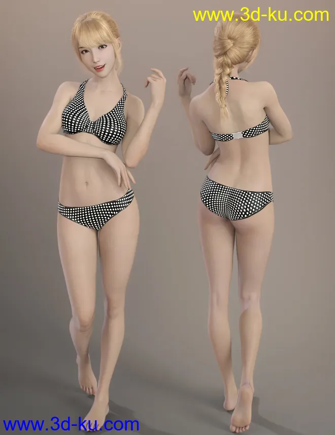 Gu Yu and Gu Yu Hair,DAZ模型G8.1的图片7