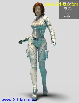 3D打印模型3RFD Suit for Genesis 8 Female的图片