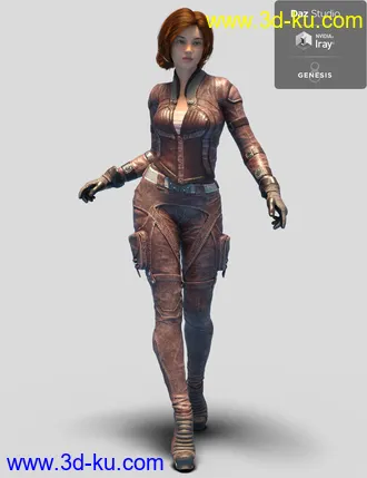 3D打印模型3RFD Suit for Genesis 8 Female的图片