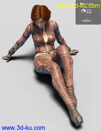 3D打印模型3RFD Suit for Genesis 8 Female的图片