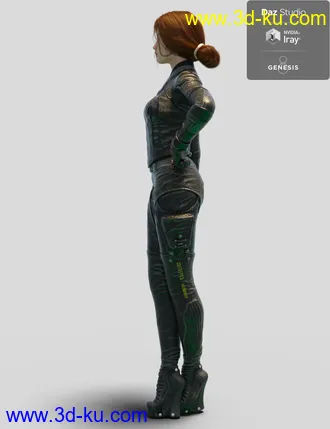 3D打印模型3RFD Suit for Genesis 8 Female的图片