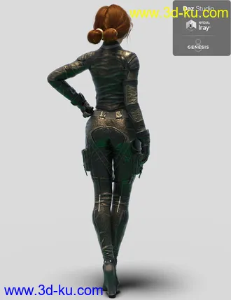 3D打印模型3RFD Suit for Genesis 8 Female的图片