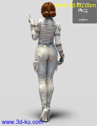 3D打印模型3RFD Suit for Genesis 8 Female的图片