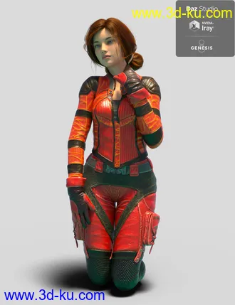 3D打印模型3RFD Suit for Genesis 8 Female的图片