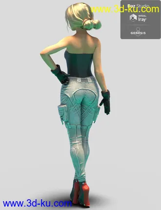 3D打印模型3RFD Suit for Genesis 8 Female的图片