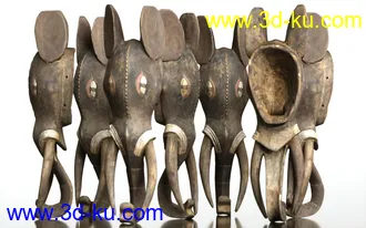 3D打印模型7 African Masks的图片
