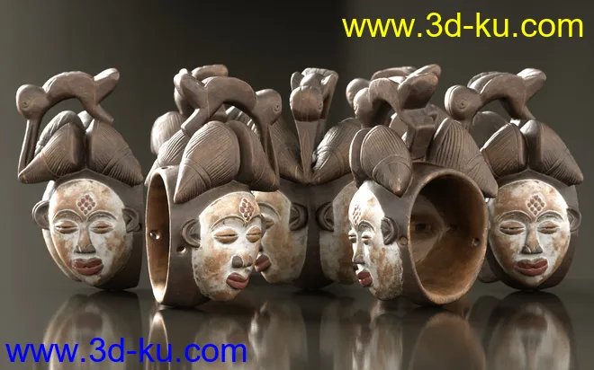 7 African Masks模型的图片4