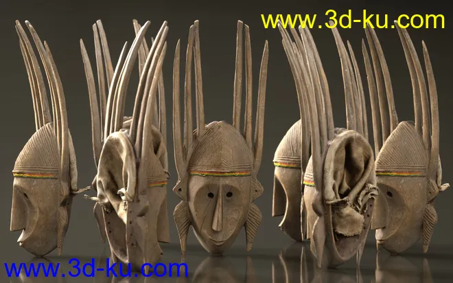 7 African Masks模型的图片5