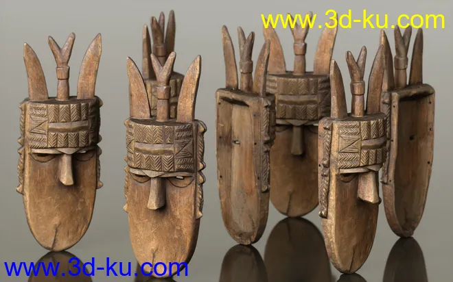 7 African Masks模型的图片6