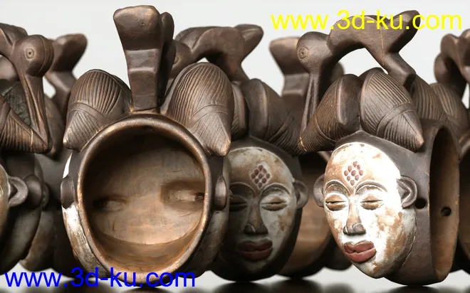 7 African Masks模型的图片7