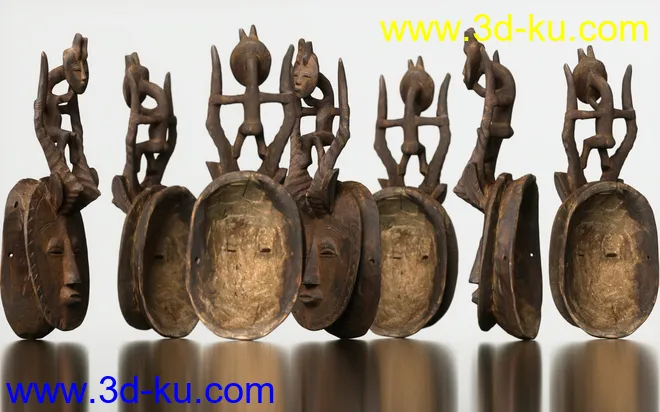7 African Masks模型的图片8