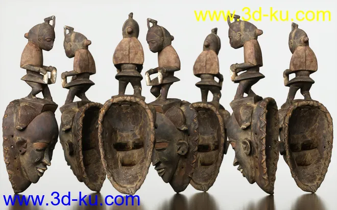 7 African Masks模型的图片9