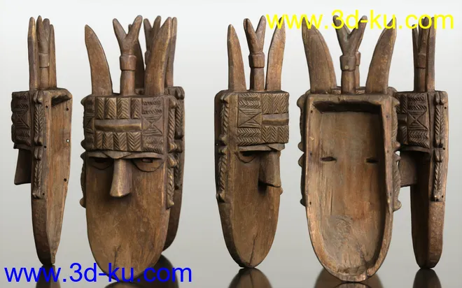 7 African Masks模型的图片10