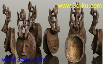 3D打印模型7 African Masks的图片