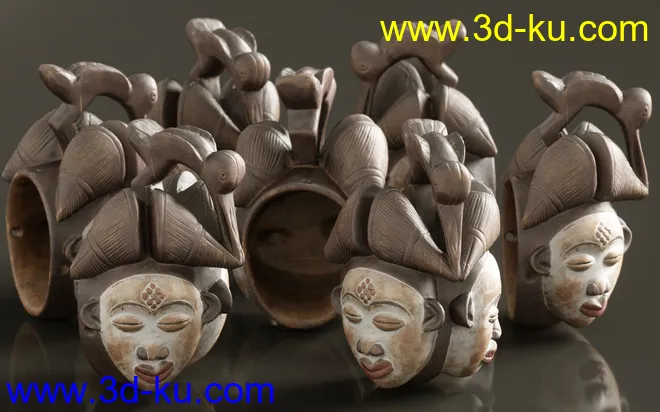 7 African Masks模型的图片13