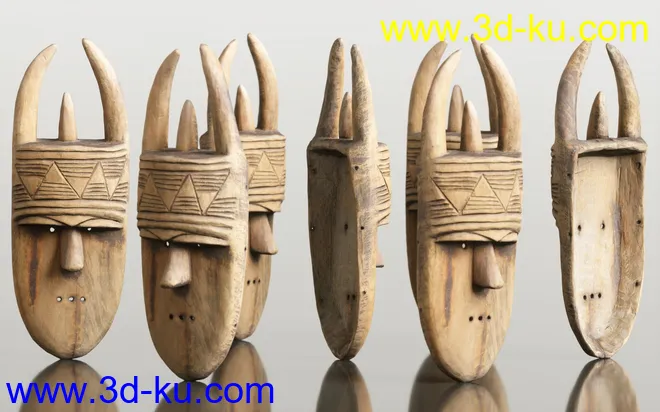 7 African Masks模型的图片14