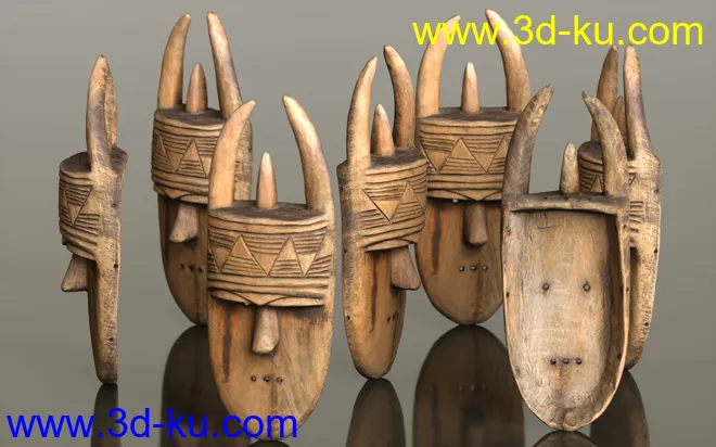 7 African Masks模型的图片15