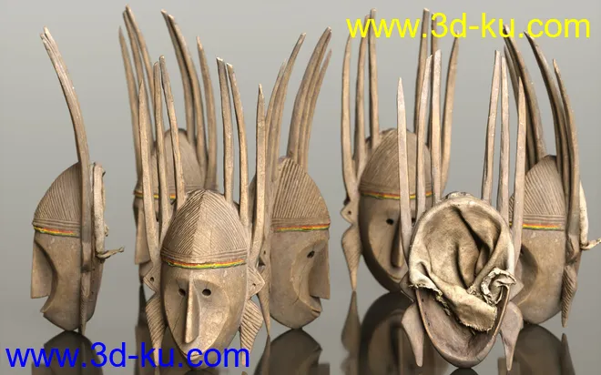 7 African Masks模型的图片16