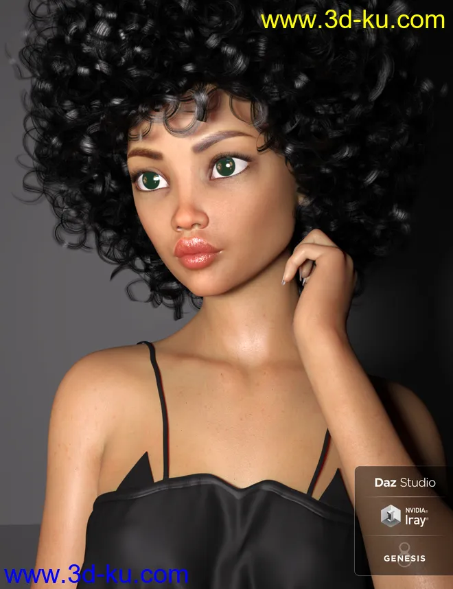 Africa for Genesis 8 Female模型的图片1