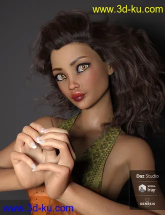3D打印模型Africa for Genesis 8 Female的图片