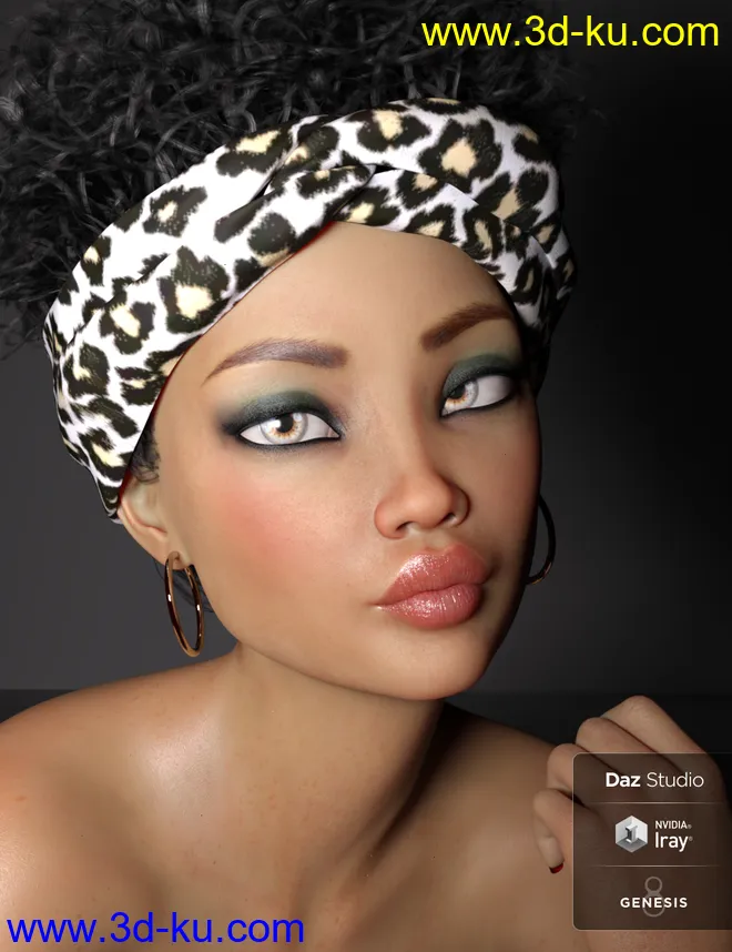 Africa for Genesis 8 Female模型的图片4