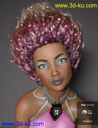3D打印模型Africa for Genesis 8 Female的图片