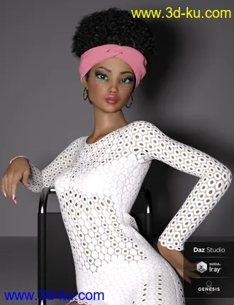 3D打印模型Africa for Genesis 8 Female的图片