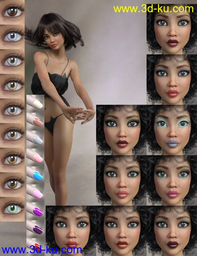 Africa for Genesis 8 Female模型的图片11