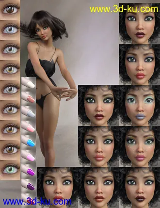 3D打印模型Africa for Genesis 8 Female的图片