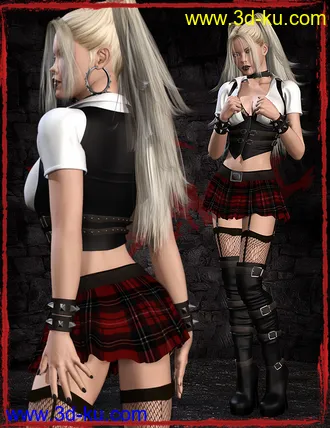 3D打印模型After School 2 for Genesis 2 Female(s) and V4的图片