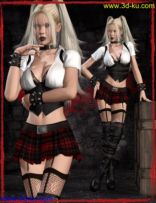 After School 2 for Genesis 2 Female(s) and V4模型的图片4