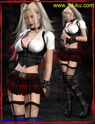 3D打印模型After School 2 for Genesis 2 Female(s) and V4的图片