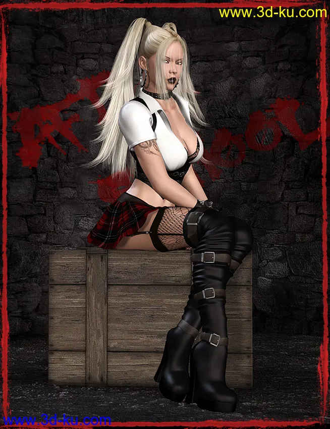 After School 2 for Genesis 2 Female(s) and V4模型的图片8
