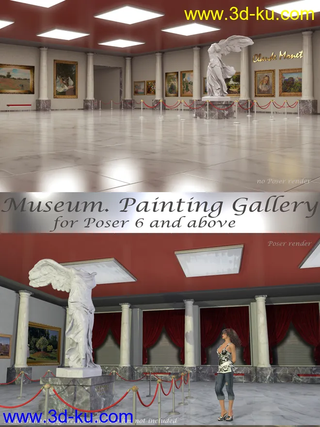 AJ Museum. Painting Gallery模型的图片1