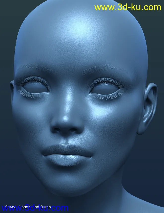 Akila Character with Hair Textures for Genesis 8 Female模型的图片8