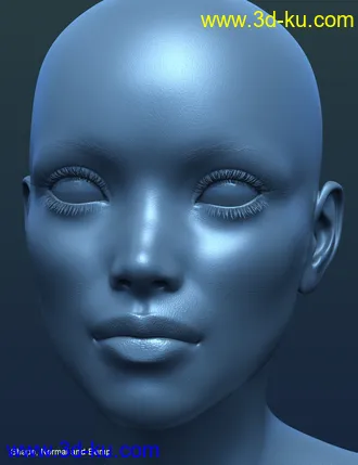 3D打印模型Akila Character with Hair Textures for Genesis 8 Female的图片
