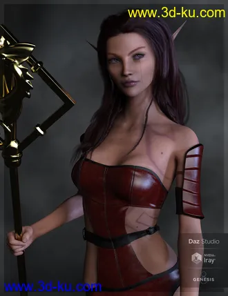 3D打印模型Alidreaux for Genesis 8 Female的图片