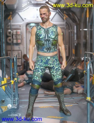 3D打印模型Alliance Defense Outfit Textures的图片
