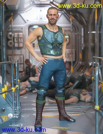 3D打印模型Alliance Defense Outfit Textures的图片