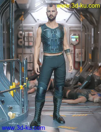 3D打印模型Alliance Defense Outfit Textures的图片